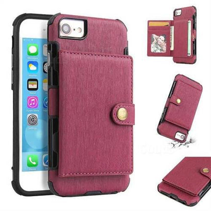 Security Copper Button Protective Case For iPhone 7/8 - Libiyi