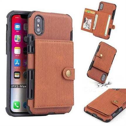 Security Copper Button Protective Case For iPhone X/XS - Libiyi