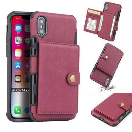 Security Copper Button Protective Case For iPhone X/XS - Libiyi
