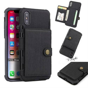 Security Copper Button Protective Case For iPhone X/XS - Libiyi