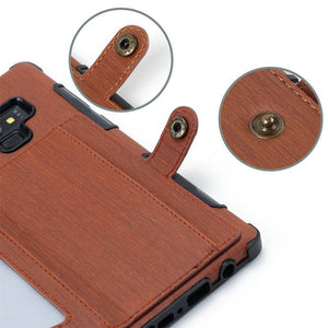Security Copper Button Protective Case For Samsung Note 9 - Libiyi
