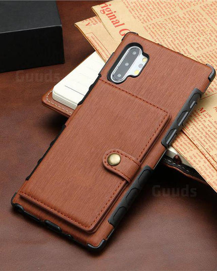 Security Copper Button Protective Case For Samsung - Libiyi