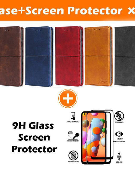 Leather Flip Wallet Cover for Samsung A32 - Libiyi