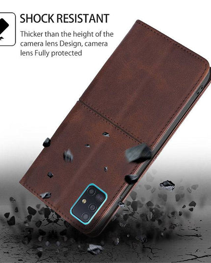 TPU + PU Leather Phone Cover Case for Samsung A71 - Libiyi