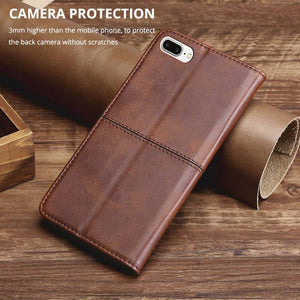 TPU + PU Leather Phone Cover Case for iPhone 7Plus/8Plus - Libiyi