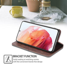 Laden Sie das Bild in den Galerie-Viewer, Leather Flip Wallet Cover for Samsung S21 Series - Libiyi
