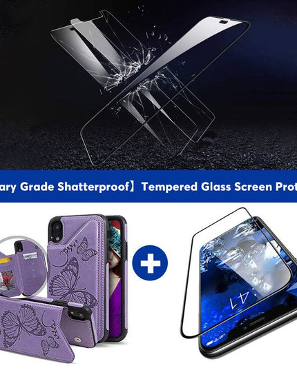 New Luxury Embossing Wallet Cover For iPhone XR-Fast Delivery - Libiyi