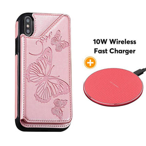 New Luxury Embossing Wallet Cover For iPhone Xs Max-Fast Delivery - Libiyi