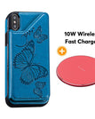 Blue / For iPhone XS Max / With Wireless Charger