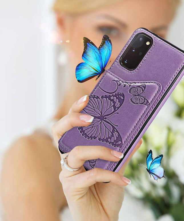 New Luxury Embossing Wallet Cover For SAMSUNG S20 Plus-Fast Delivery - Libiyi