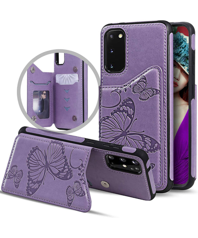 New Luxury Embossing Wallet Cover For SAMSUNG S20-Fast Delivery - Libiyi
