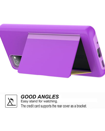 Armor Protective Card Holder Case for Samsung S20 FE With 2-Pack Screen Protectors - Libiyi