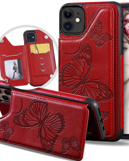 New Luxury Embossing Wallet Cover For iPhone 11-Fast Delivery - Libiyi