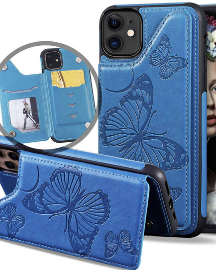 New Luxury Embossing Wallet Cover For iPhone 11-Fast Delivery - Libiyi