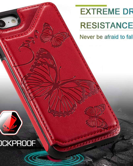 New Luxury Embossing Wallet Cover For iPhone 6/6S-Fast Delivery - Libiyi