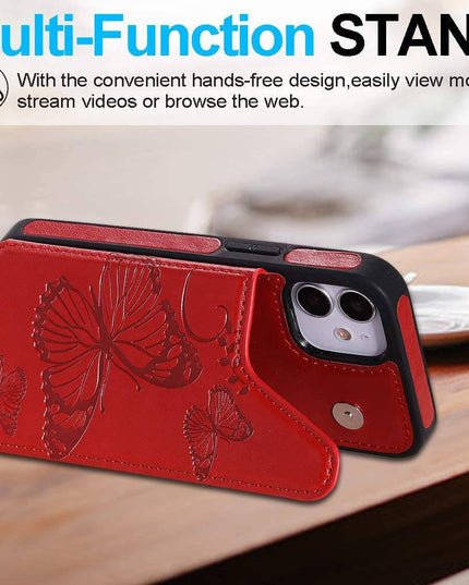 2022  New Luxury Embossing Wallet Cover For iPhone 12 Series - Libiyi