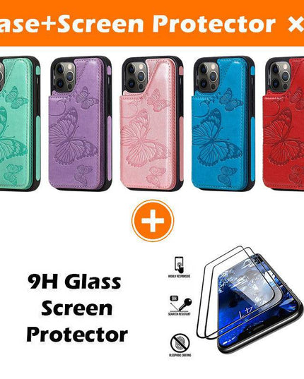 2022  New Luxury Embossing Wallet Cover For iPhone 12 Series - Libiyi