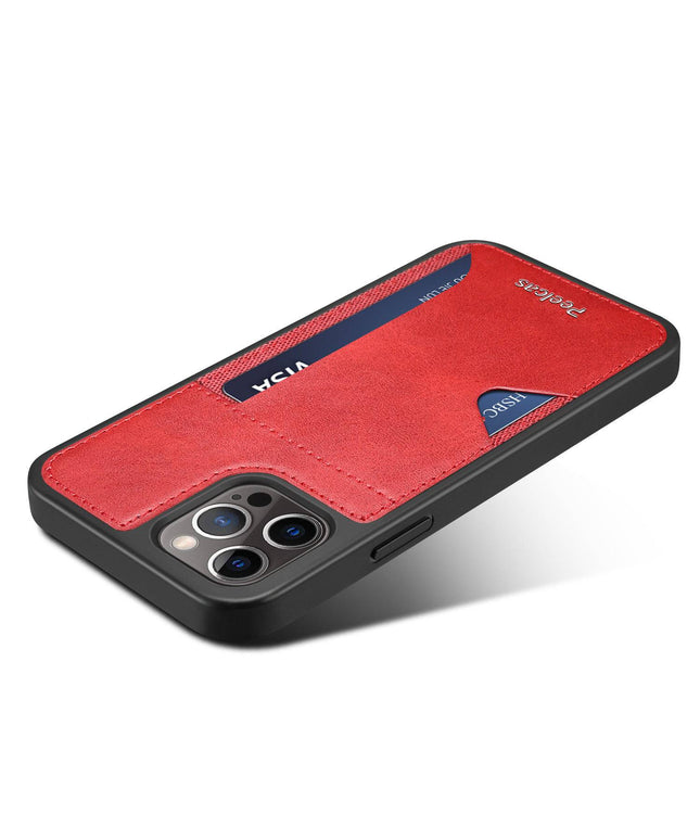 Ultra-thin leather card slot iPhone case - Libiyi