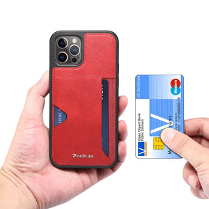 Ultra-thin leather card slot iPhone case - Libiyi
