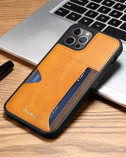 Ultra-thin leather card slot iPhone case - Libiyi