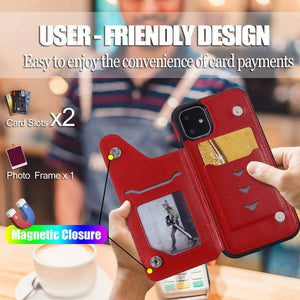 2022  New Luxury Embossing Wallet Cover For iPhone - Libiyi