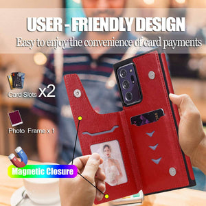 New Luxury Embossing Wallet Cover For SAMSUNG Note 20 Ultra-Fast Delivery - Libiyi