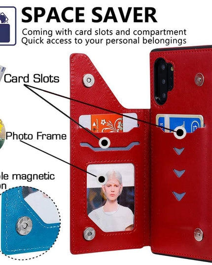 New Luxury Embossing Wallet Cover For SAMSUNG Note 10 Plus-Fast Delivery - Libiyi