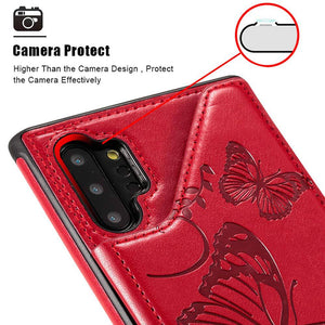 New Luxury Embossing Wallet Cover For SAMSUNG Note 10 Plus-Fast Delivery - Libiyi