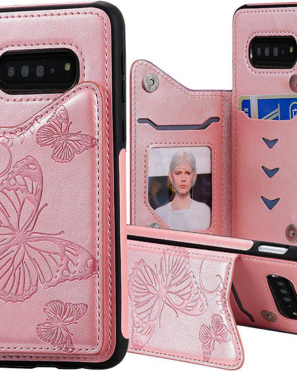 New Luxury Embossing Wallet Cover For SAMSUNG S10 Plus-Fast Delivery - Libiyi