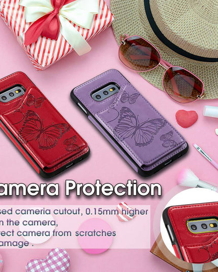 New Luxury Embossing Wallet Cover For SAMSUNG S10e-Fast Delivery - Libiyi