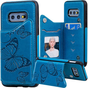New Luxury Embossing Wallet Cover For SAMSUNG S10e-Fast Delivery - Libiyi