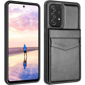 Dual Layer Lightweight Leather Wallet Case for Samsung Galaxy A52 - Libiyi