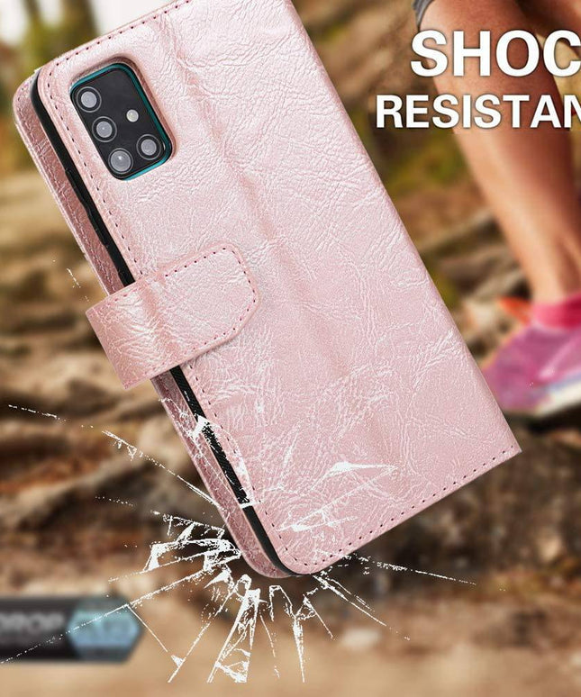 Detachable Flip Folio Zipper Purse Phone Case For Samsung A Series - Libiyi