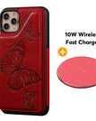 Red / For iPhone 11Pro Max / With Wireless Charger