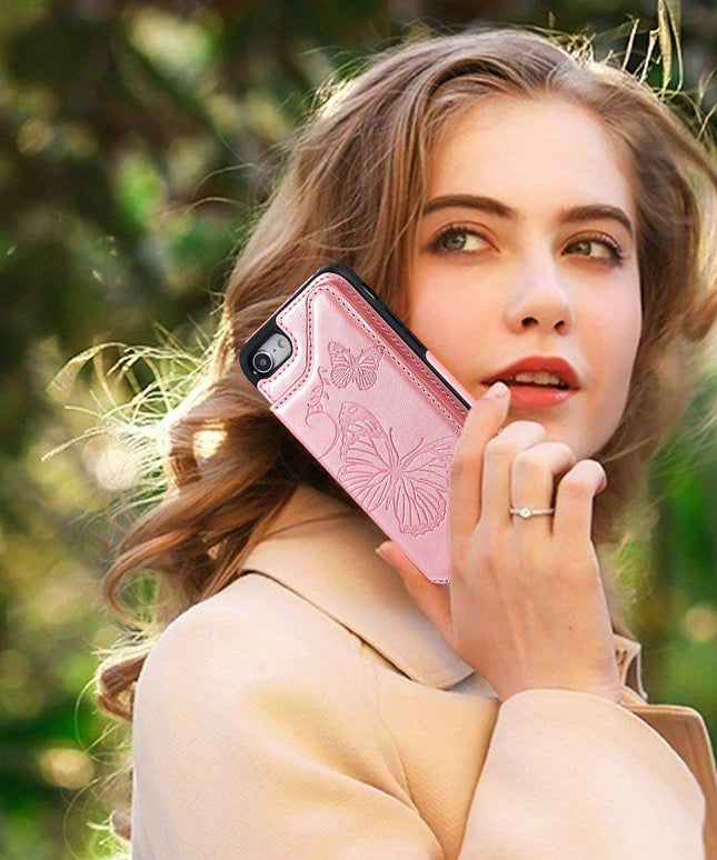 New Luxury Embossing Wallet Cover For iPhone 6 Plus/6s Plus-Fast Delivery - Libiyi