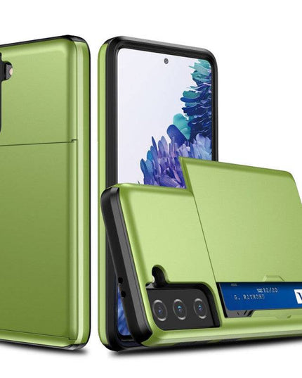 Rigide Flashy Porte-cartes Case For Samsung Galaxy S21(5G) - Libiyi