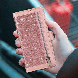 Bling Wallet Case with Wrist Strap for iPhone 13 Series - Libiyi