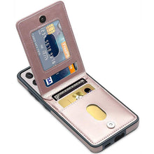 Load image into Gallery viewer, Dual Layer Lightweight Leather Wallet Case for Samsung Galaxy S21 Ultra - Libiyi