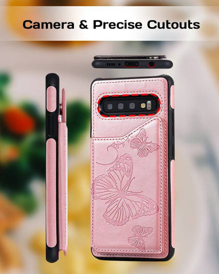 New Luxury Embossing Wallet Cover For SAMSUNG S10 Plus - Libiyi