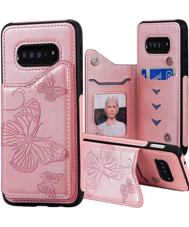 New Luxury Embossing Wallet Cover For SAMSUNG S10 Plus - Libiyi
