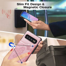 Load image into Gallery viewer, New Luxury Embossing Wallet Cover For SAMSUNG S10 Plus - Libiyi