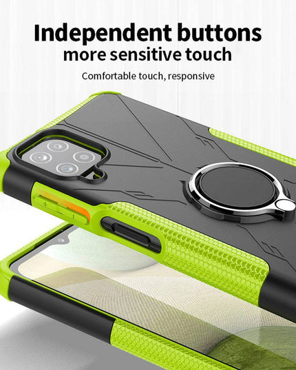 Robot 3 in 1 Heavy Duty Defender Case For Samsung A12 - Libiyi