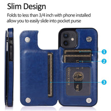 Carregar imagem no visualizador da galeria, 4 IN 1 Luxury Leather Case For iPhone - Libiyi
