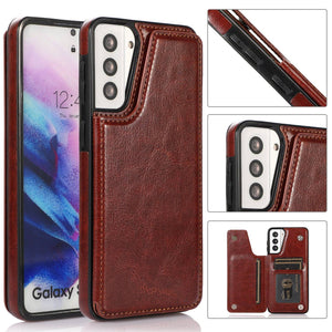 4 IN 1 Luxury Wallet Leather Case For SAMSUNG - Libiyi