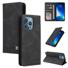 Load image into Gallery viewer, Luxury Leather Wallet Stand Flip Case For iPhone - Libiyi