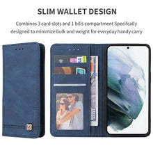 Load image into Gallery viewer, Luxury Leather Wallet Stand Flip Case For Samsung - Libiyi