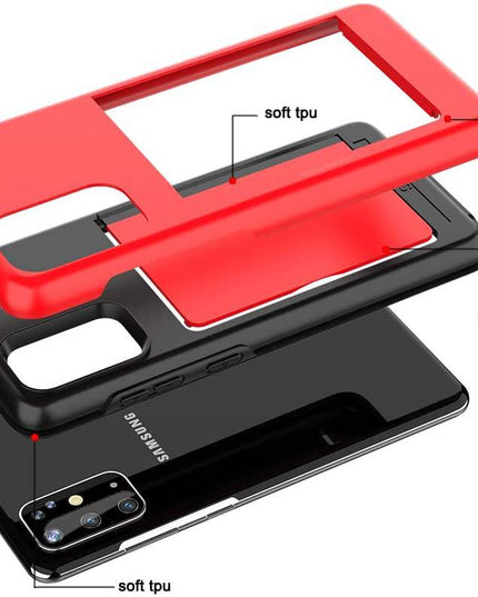 Armor Protective Card Holder Case for Samsung A52 - Libiyi