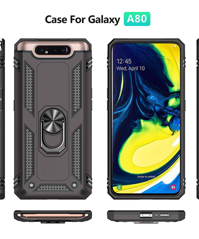 Luxury Armor Ring Bracket Phone Case For Samsung A80-Fast Delivery - Libiyi