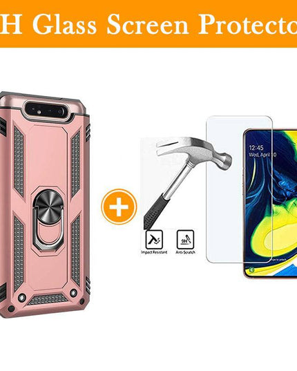 Luxury Armor Ring Bracket Phone Case For Samsung A80-Fast Delivery - Libiyi