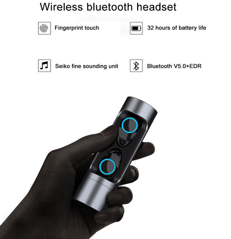 Bluetooth 5.0 Touch Control Earphone Mini Twins Wireless Earphones Stereo Headset - Libiyi